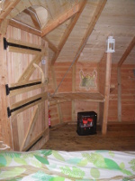 interieur cabane vieux chêne